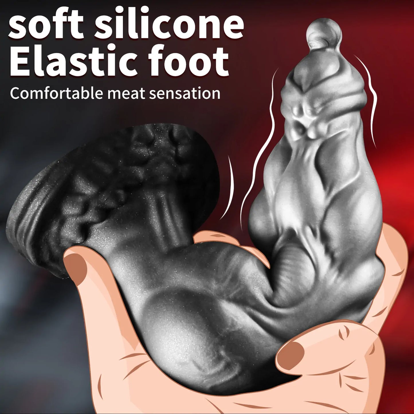 kludde - Fantasy Knot Dog Dildo 3 Size