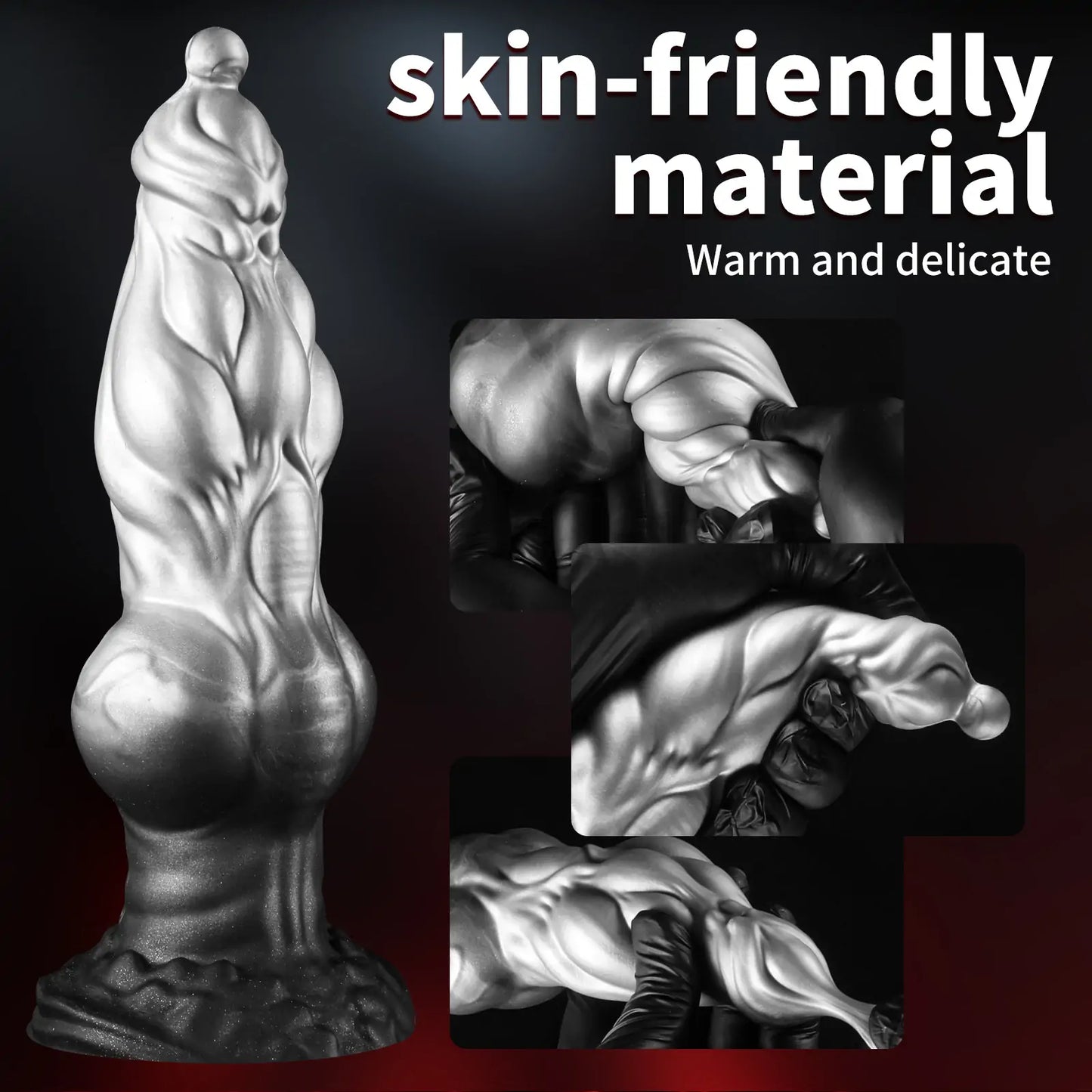 kludde - Fantasy Knot Dog Dildo 3 Size