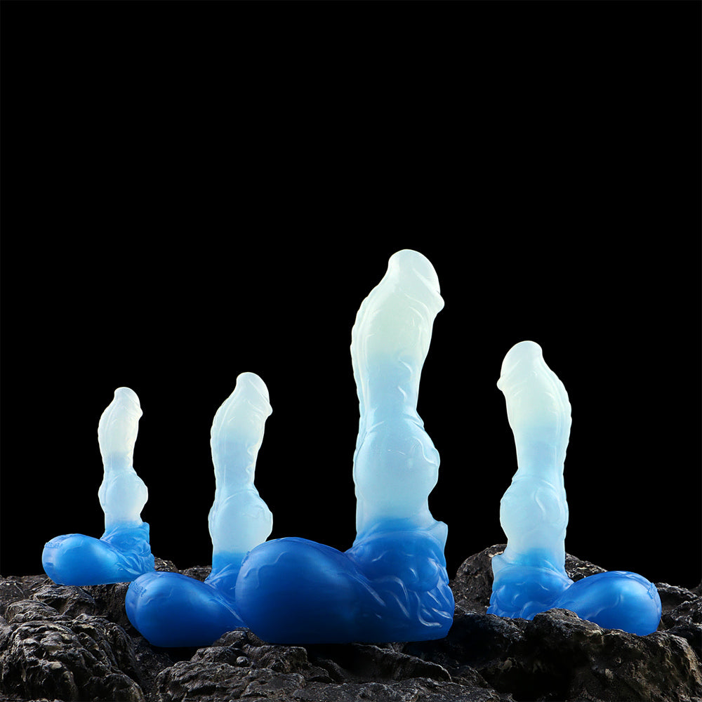 Silicone Wolf King Knotted Dildo