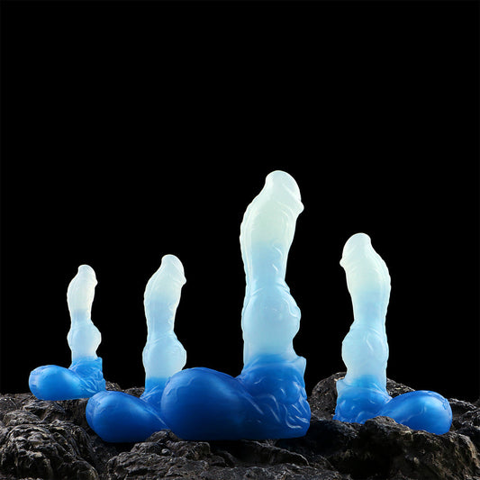 Silicone Wolf King Knotted Dildo