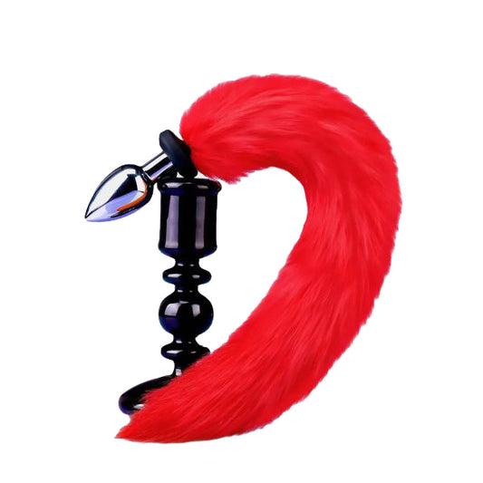 Glowing LED Tail Butt Plug  3 Sizes