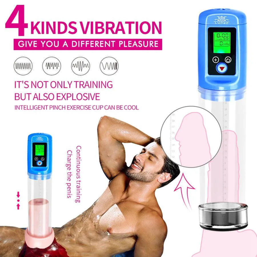 LCD Display Penis Enlargement Pump