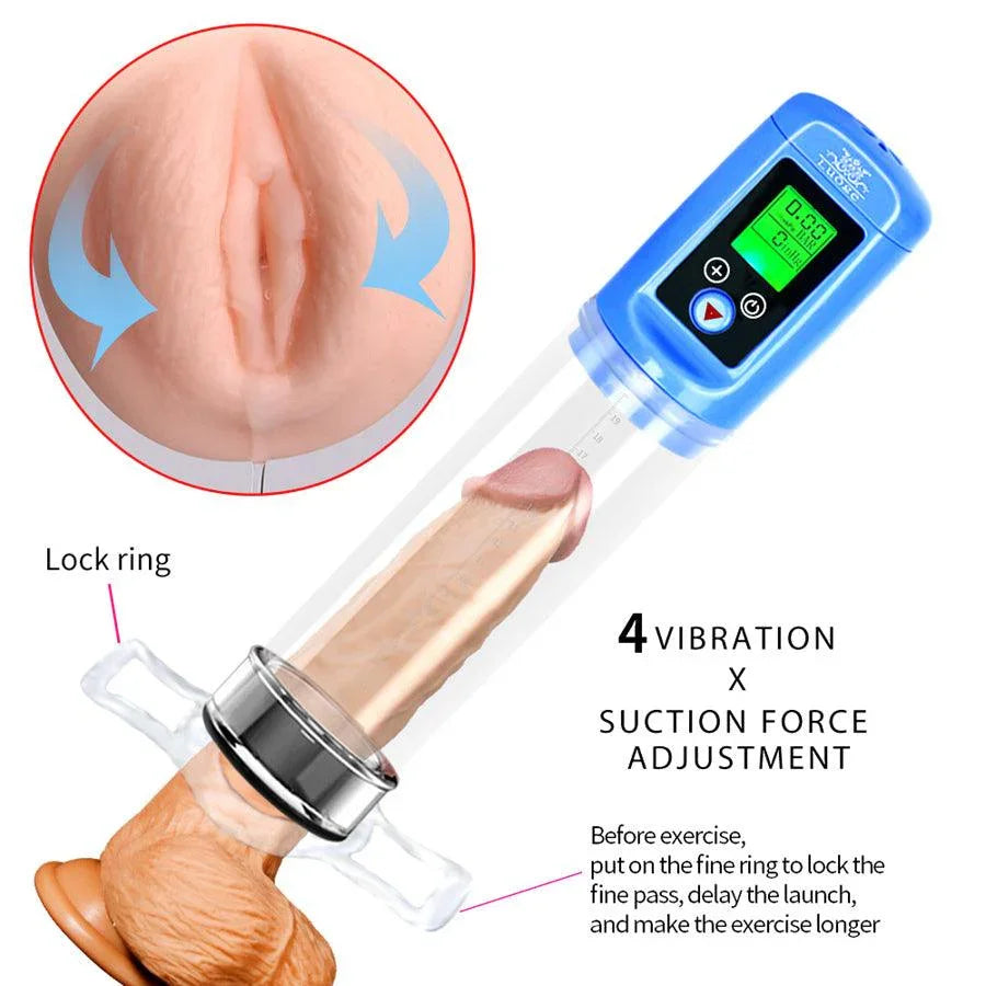 LCD Display Penis Enlargement Pump