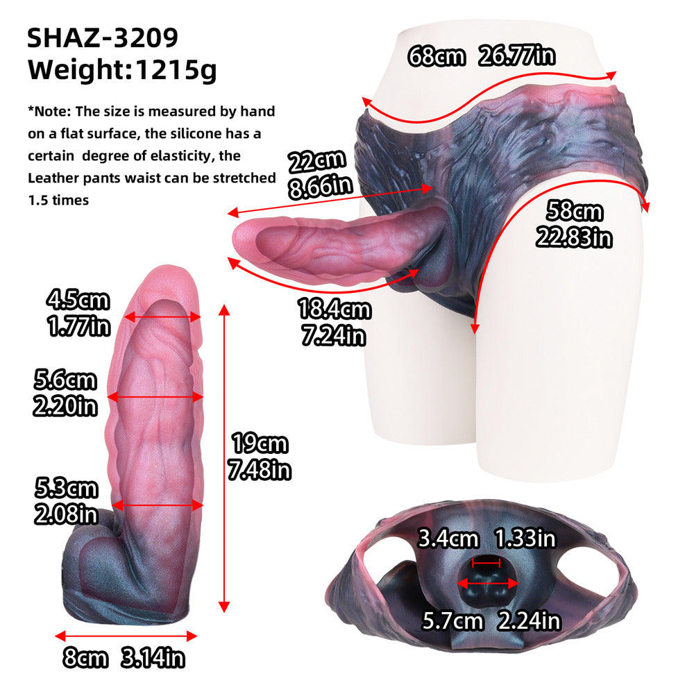 Xinghaoya Silicone Hollow Dildo Strap-On