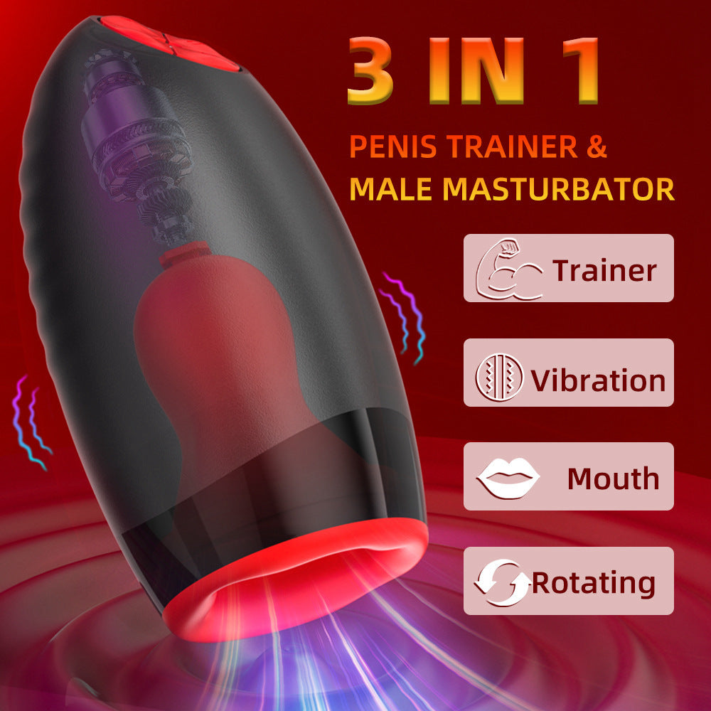 Xinghaoya 3-In-1 Blowjob Stimulator for Men