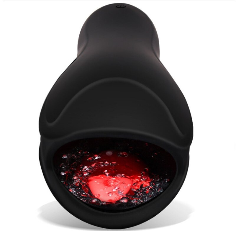 Male Vibrator with 6 Modes Tongue Licking / Adult Sex Toy Penis Head Stimulator