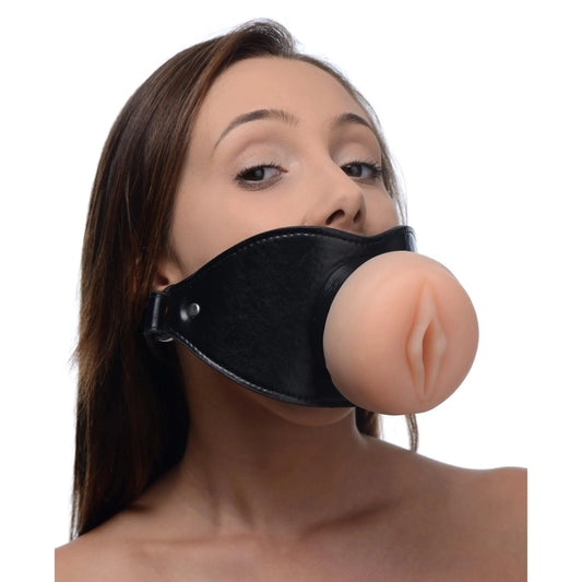 Master Series Pussy-Face Mouth Gag