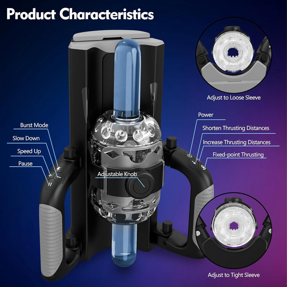Handles Thrusting Male Sex Machine
