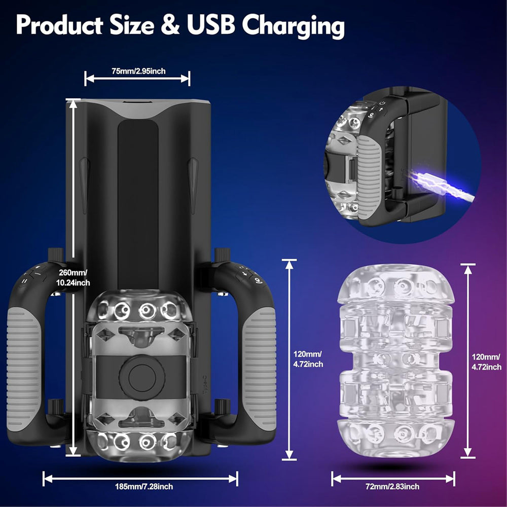 Handles Thrusting Male Sex Machine