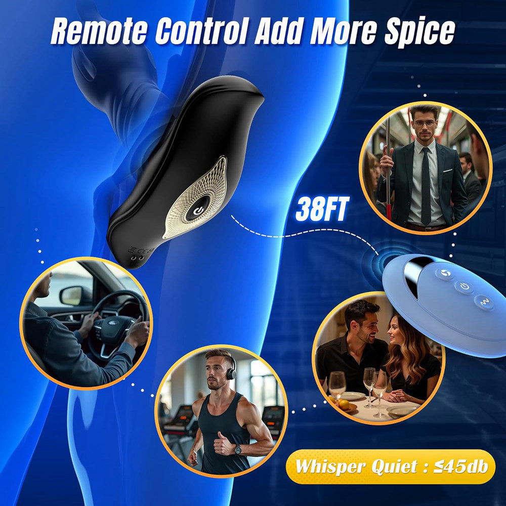 Remote Thrusting Anal Extension Toy