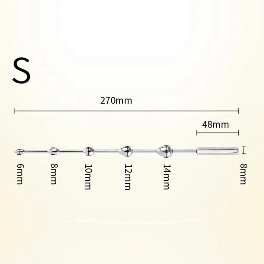 Metal Beads Urethral Sounder