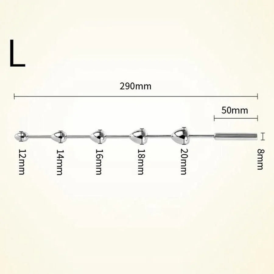 Metal Beads Urethral Sounder
