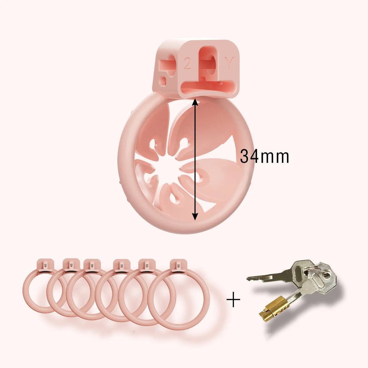 New Sakura-Style Silicone Male Chastity Cage