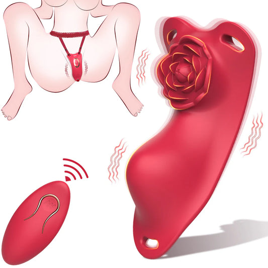 Rose Public Vibrator Design with Remote