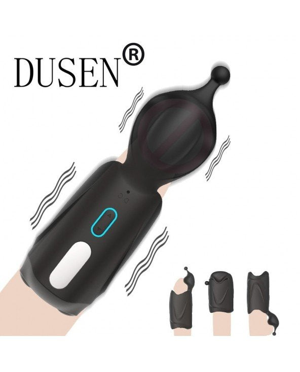 Powerful Vibrator Glans Massager Stimulation Penis Delay Trainer Male Masturbation Cup Sex Machine Sex Toys for Men Adults