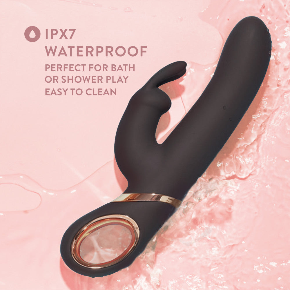 Blush Victoria G-Spot Black 9-Inch Rabbit Loop Handle Vibrator