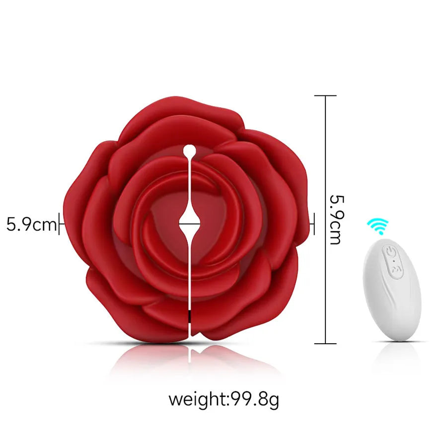 Remote Control Rose Nipple Vibrator