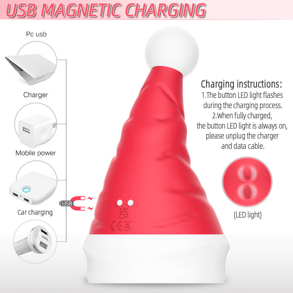 Santa Hat - Clit and G Spot Vibrator