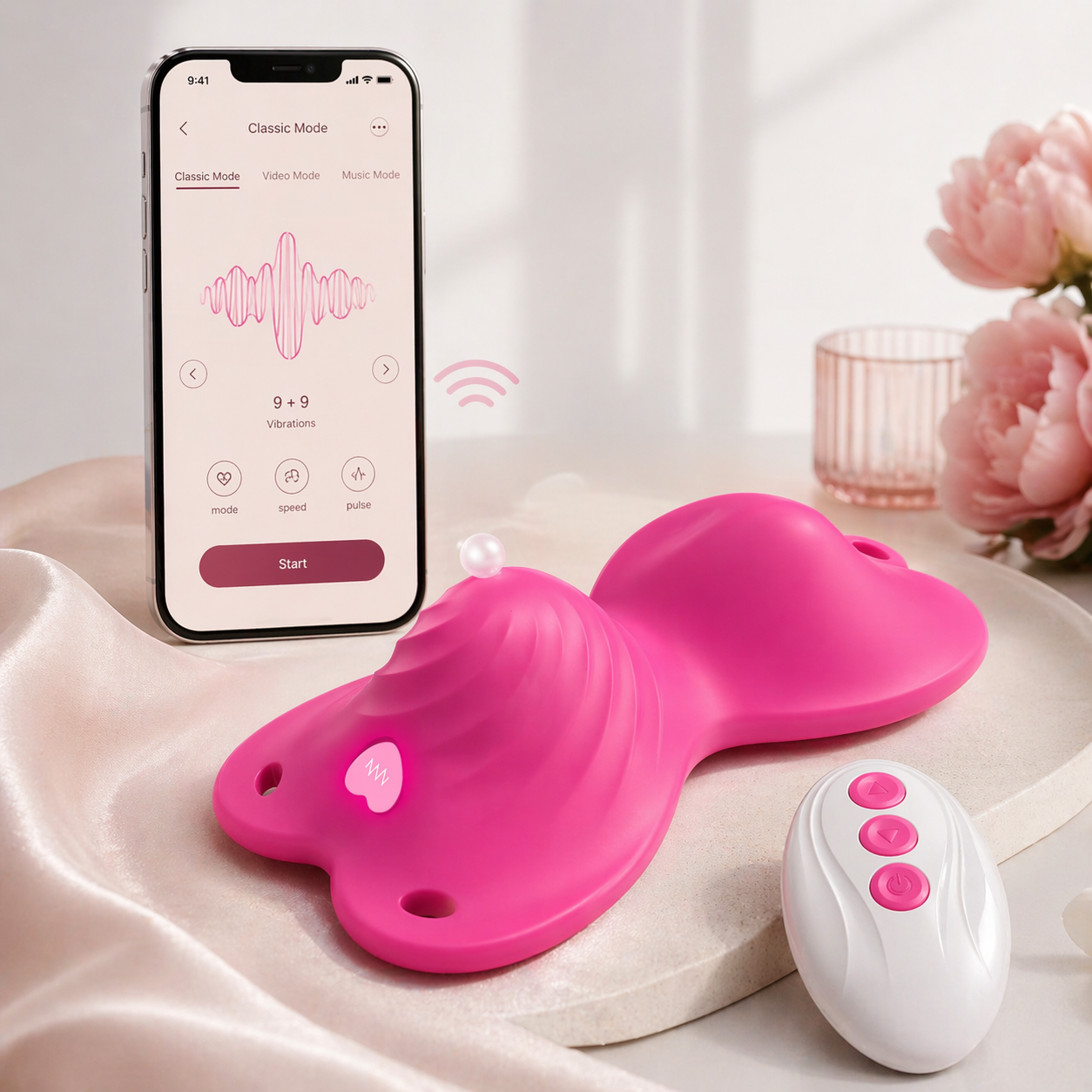 Butterfly Remote Control Scissoring Vibrator