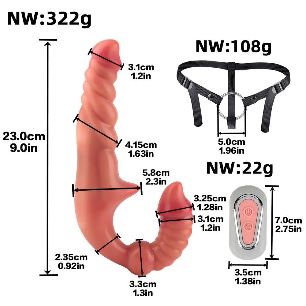 Xinghaoya Wearable Remote Vibrating Strap-On