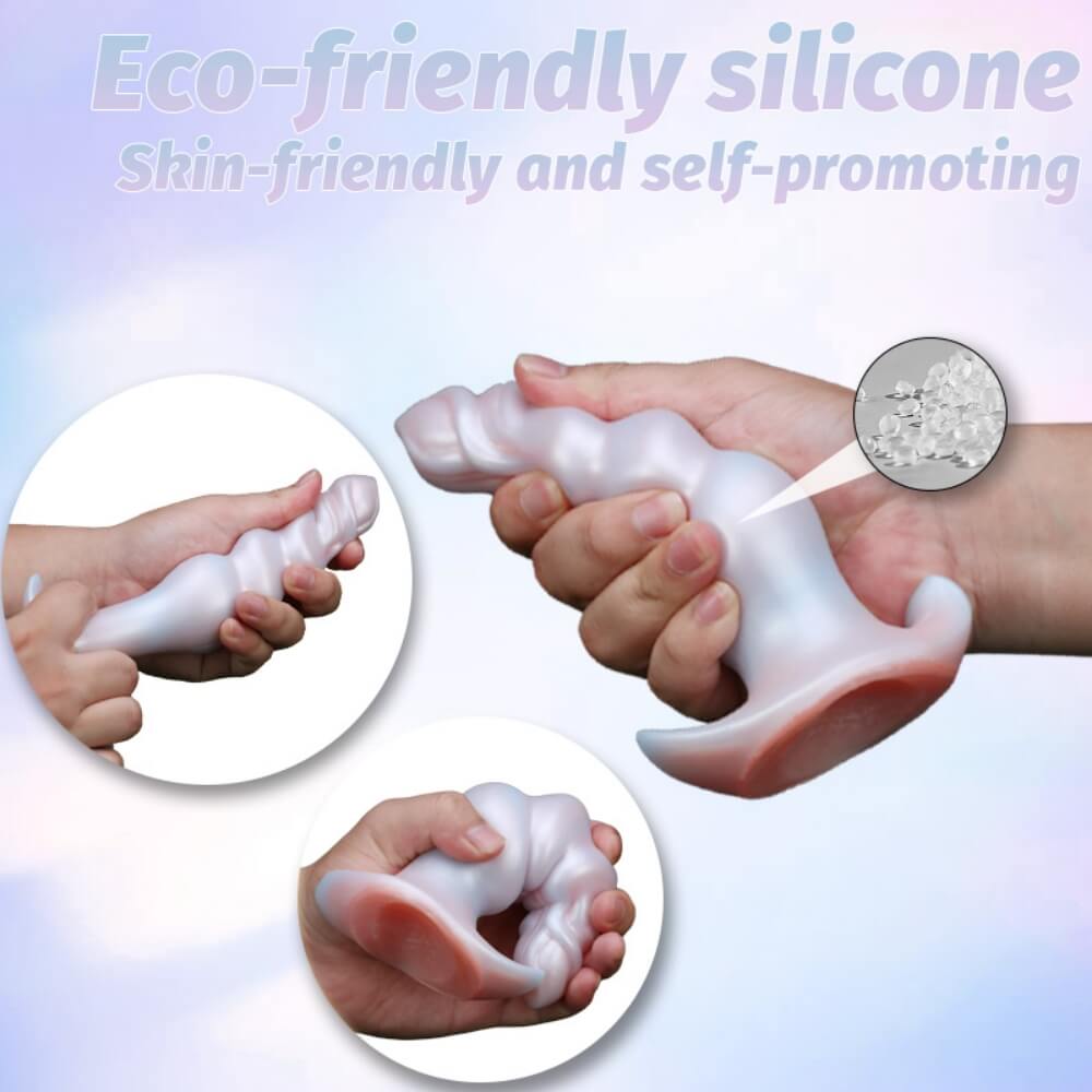 Silicone Butt Plug Dildo with Anchor Base