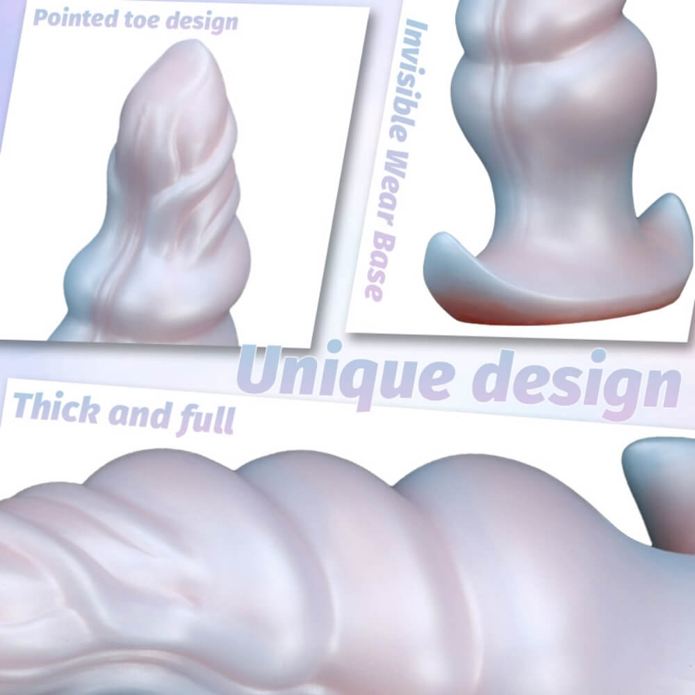 Silicone Butt Plug Dildo with Anchor Base
