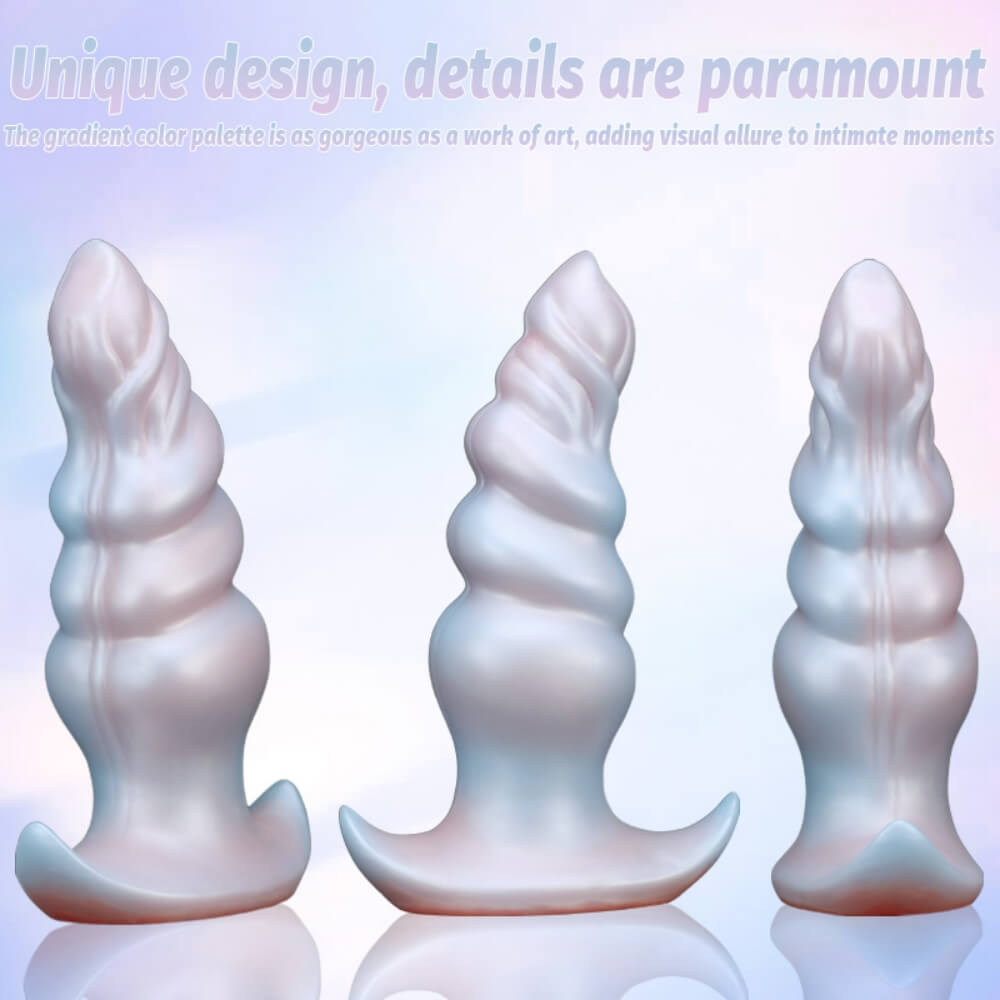 Silicone Butt Plug Dildo with Anchor Base