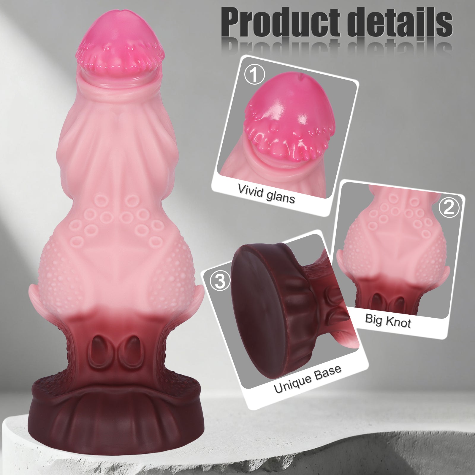 Silicone Dildo With Suction Cup