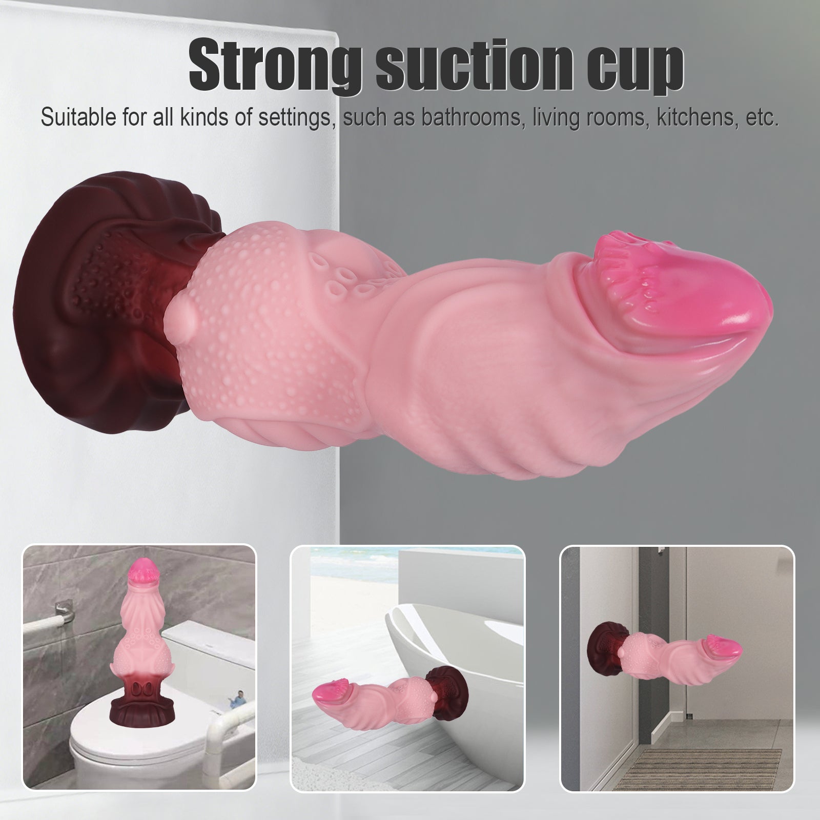 Silicone Dildo With Suction Cup