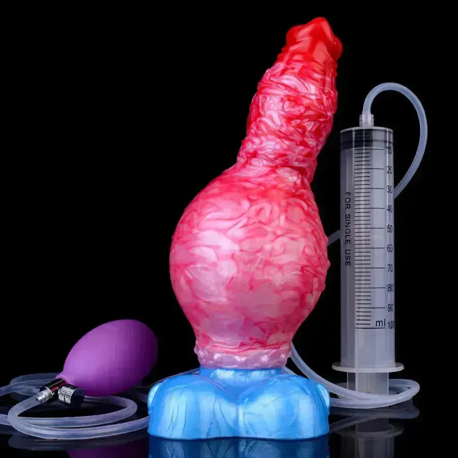 Inflatable Cum Dildo Sex Toy