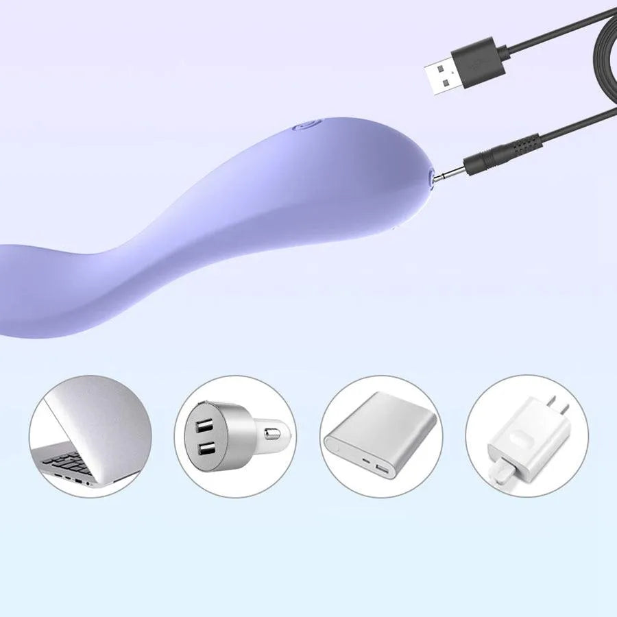 Soft Silicone G-spot Vibrator for Women