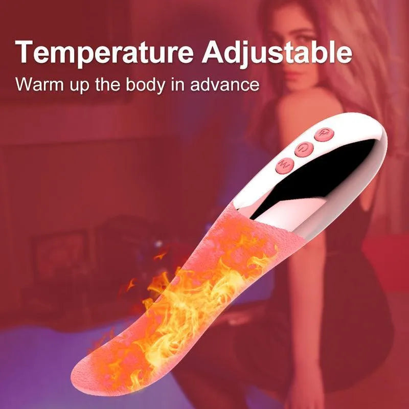 Soft Silicone Vibrating Tongue Sex Toy