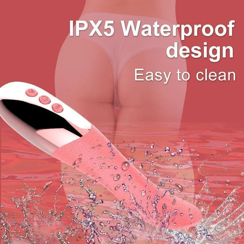 Soft Silicone Vibrating Tongue Sex Toy