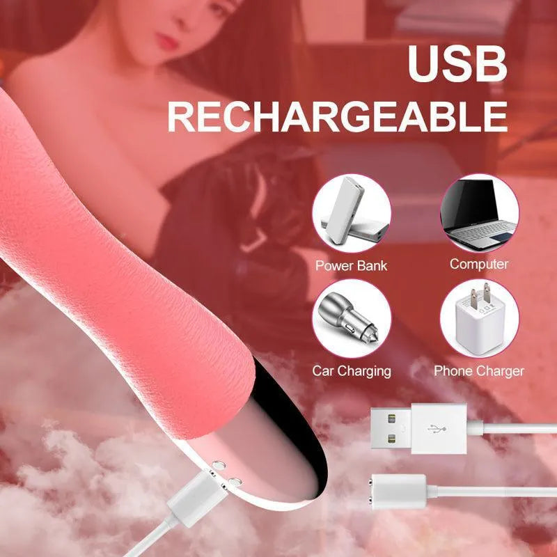 Soft Silicone Vibrating Tongue Sex Toy