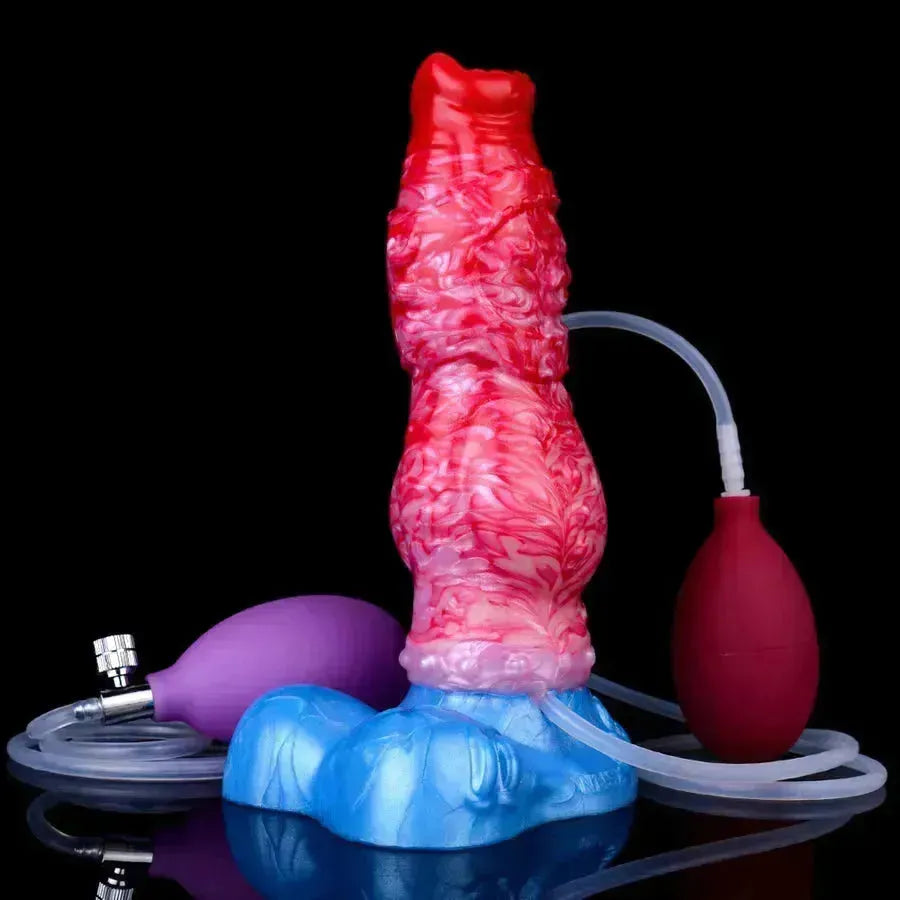 Inflatable Cum Dildo Sex Toy