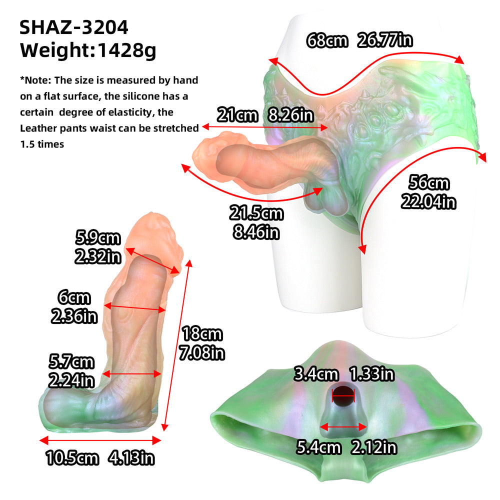 Xinghaoya Silicone Hollow Dildo Strap-On