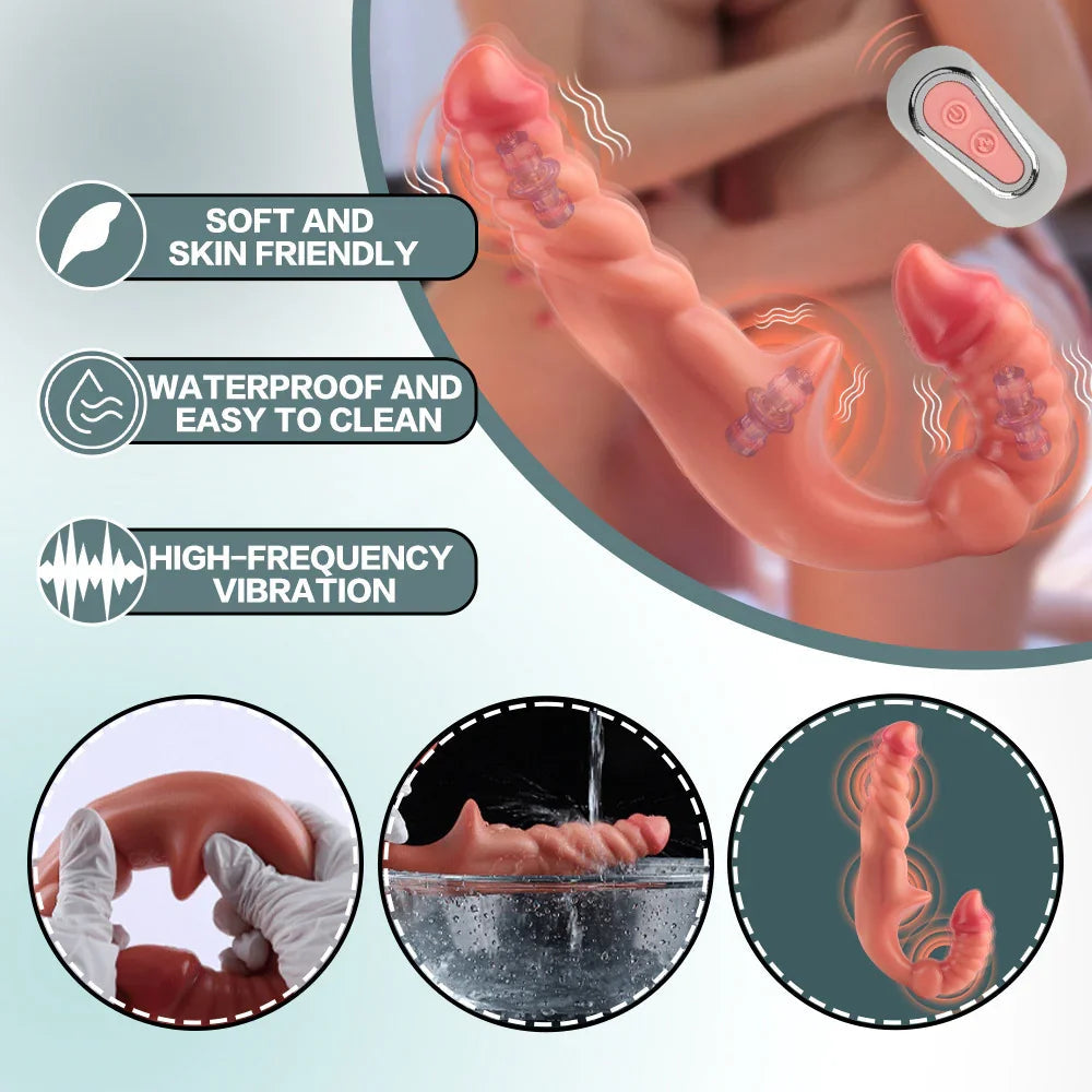 Xinghaoya Wearable Remote Vibrating Strap-On
