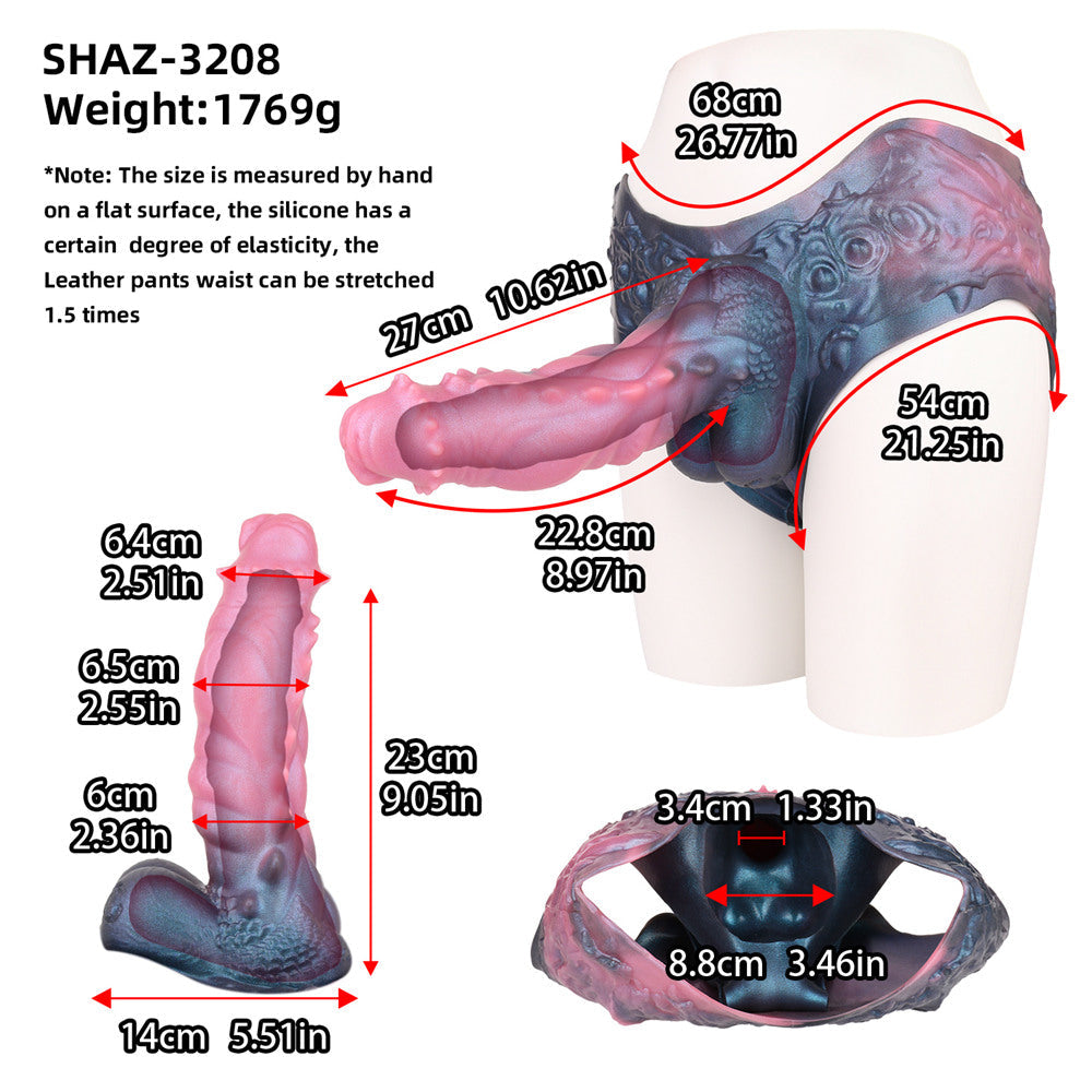 Xinghaoya Silicone Hollow Dildo Strap-On