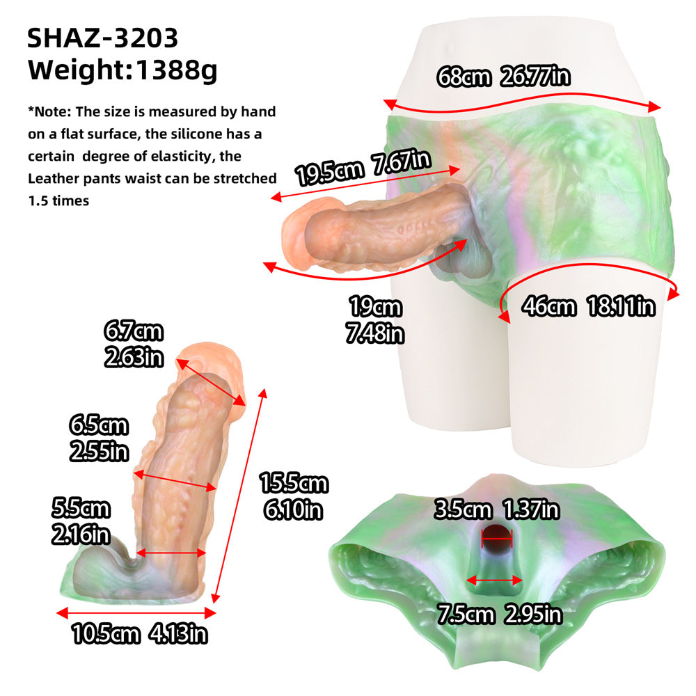 Xinghaoya Silicone Hollow Dildo Strap-On