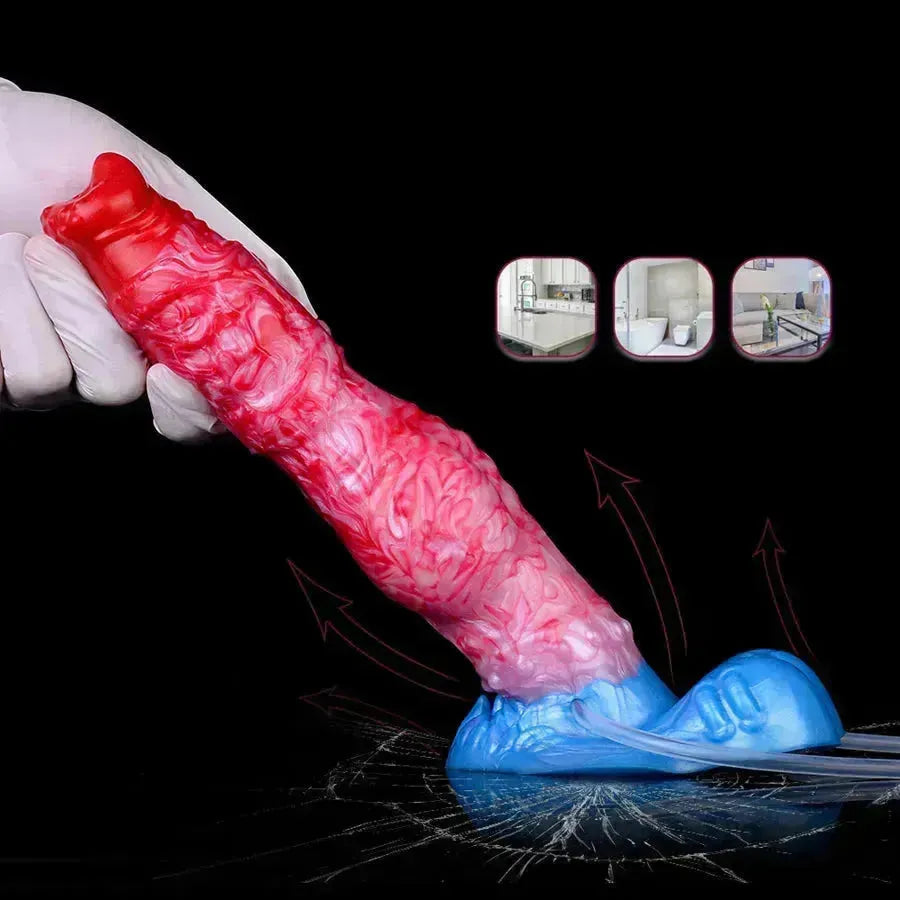 Inflatable Cum Dildo Sex Toy