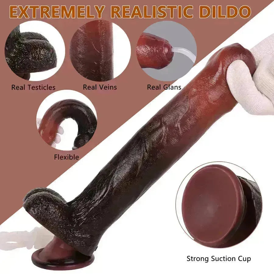 Xinghaoya Black Ejaculating Dildo