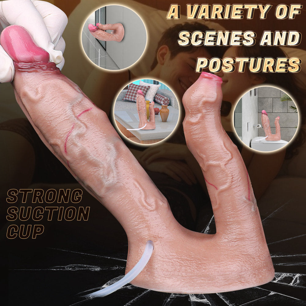 Xinghaoya Silicone Squirting Double Dildo
