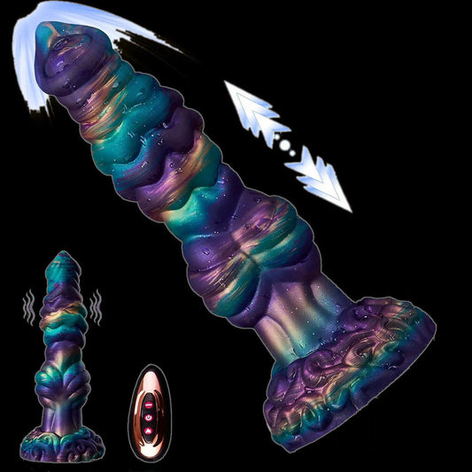 Anesidora Heated Thrusting Dog Dildo 10 Inches