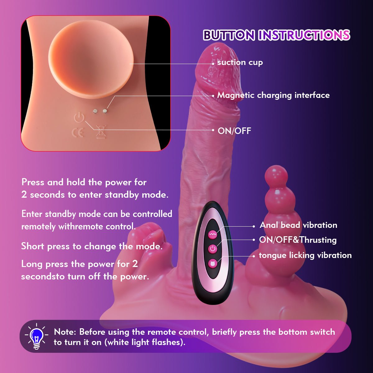 TitanPulse Pro – Dual Stimulation Vibrating Dildo