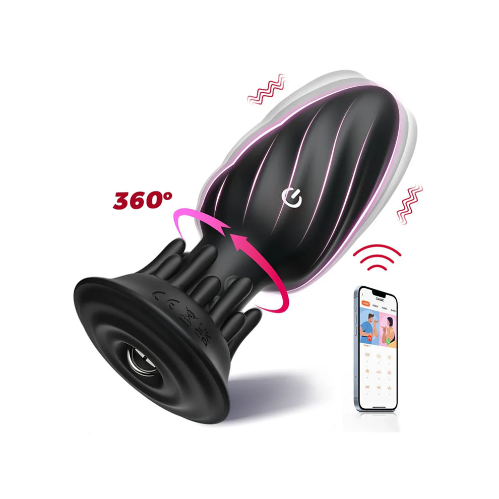 Rotating Anal Vibrator 360 App Control