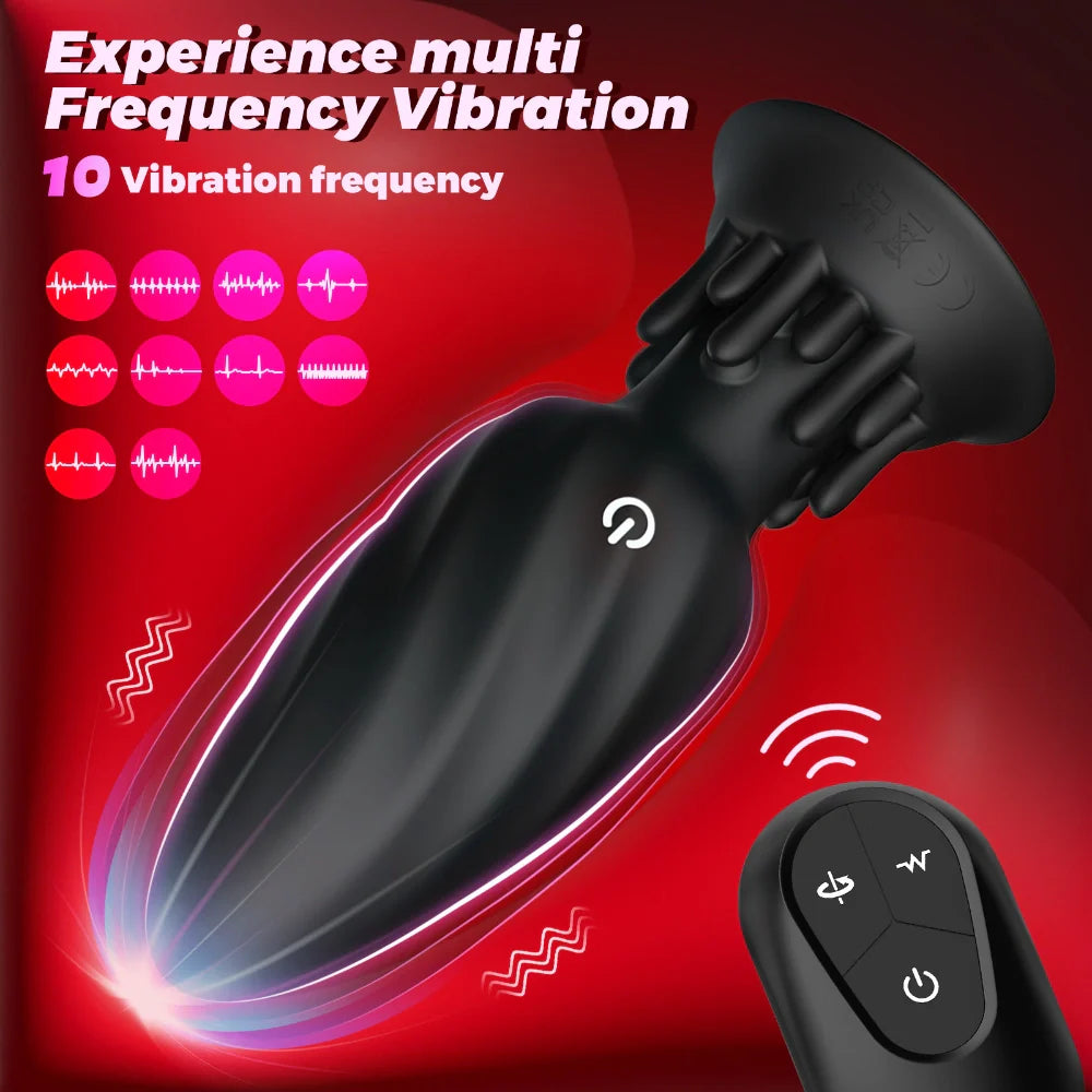 Venusfun 360 App Controlled Rotating Anal Vibrator with 10 Vibration Modes for Prostate Massage