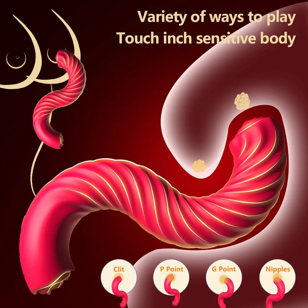 Venusfun 3 in 1 Vibrating Cock Rings for Men Silicone Multi Sensation 180° Rotation