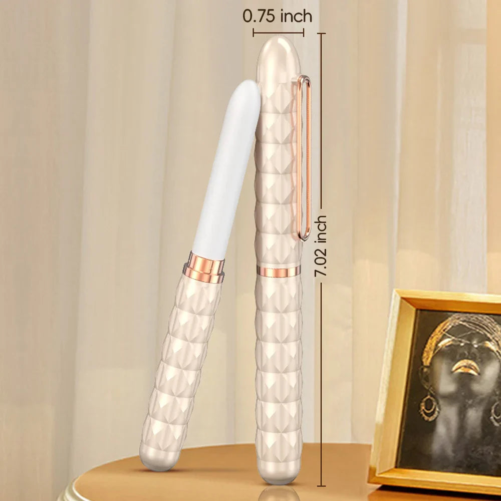 Venusfun Pen Style G Spot Vibrator Portable Discreet AV Wand with Powerful Pulses for Women