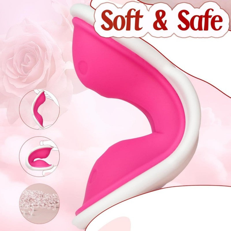 Venusfun Realistic Pad-Style App-Controlled Wearable Panty Vibrator Discreet Clitoris Stim Toy