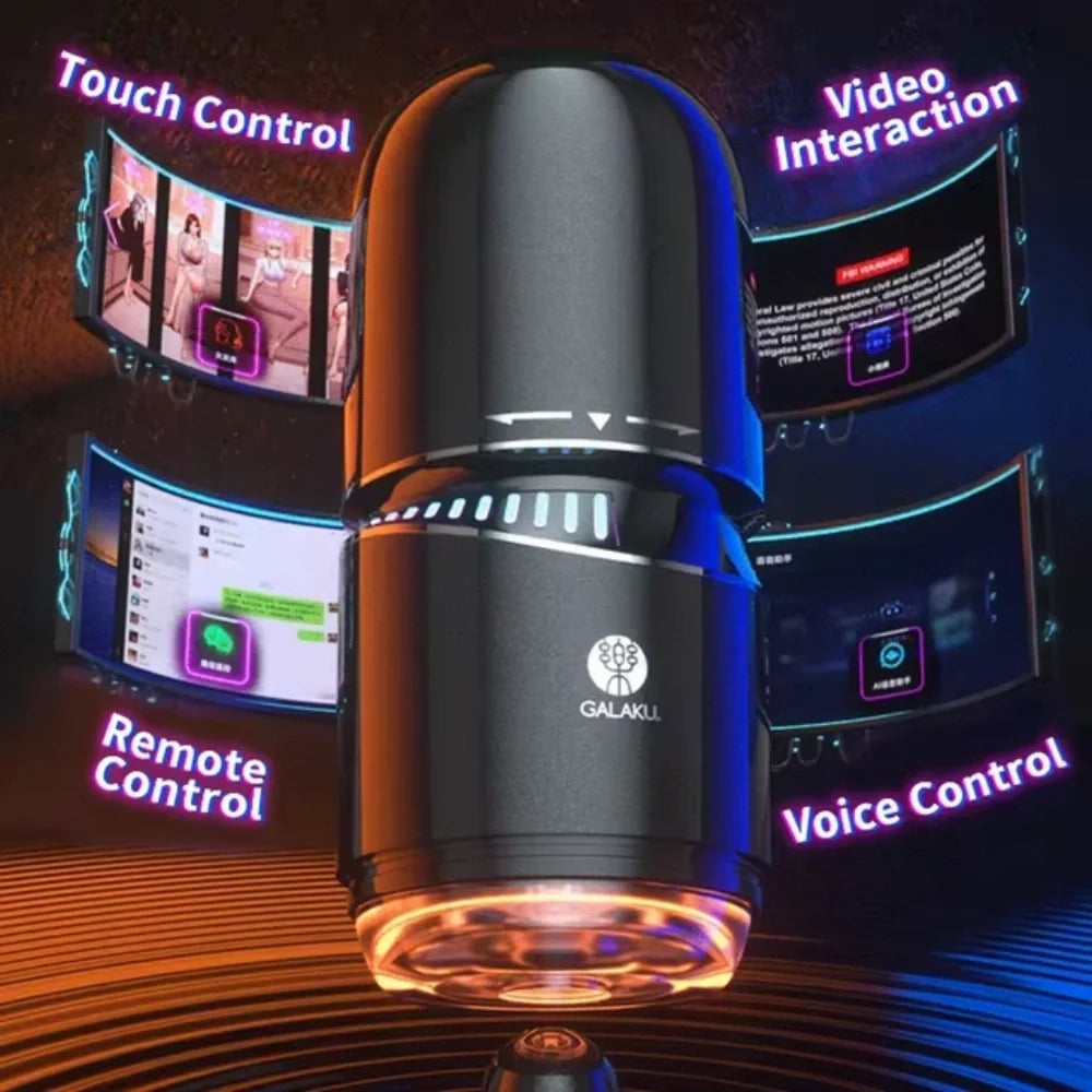 Venusfun Male Masturbator App Controlled with Rotating Vibrations and Adjustable Tight Fit